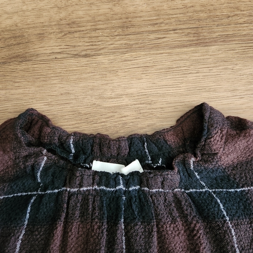 Cloth and Stone Pucker Plaid Top - Picture 5 of 5